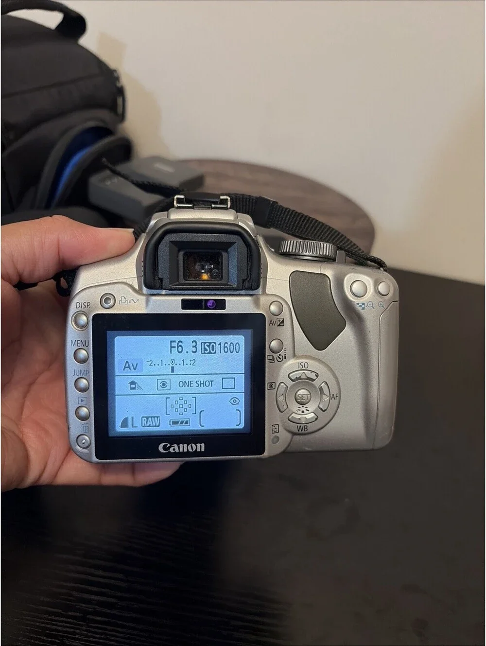 Canon EOS Kiss Digital X DS126151 with lens Battery charger 3 batteries  & Case